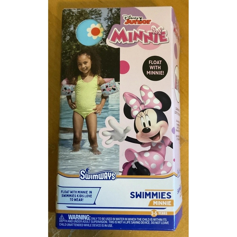 Swimway Disney Jr Minnie Mouse Swimming Pool Inflatable Arm Floats‎ Floaties